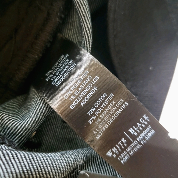 White House Black Market Skinny Flare Jeans Sz 0S - Picture 6 of 9